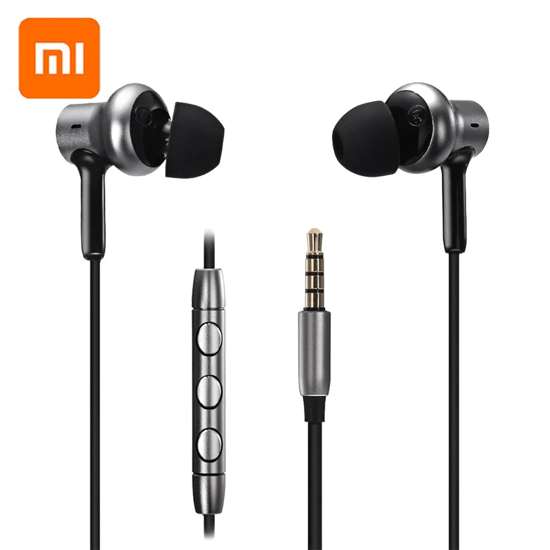 

Original Xiaomi Hybrid Pro HD In Ear Earphone Dual Dynamic & Balanced Armature Triple Unit with MIC for Xiaomi Redmi Mobile