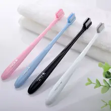 V-образная Ортодонтическая зубная щетка с мягкой щетиной конфетного цвета маленькая головка портативный инструмент для чистки зубов с межзубной щеткой набор