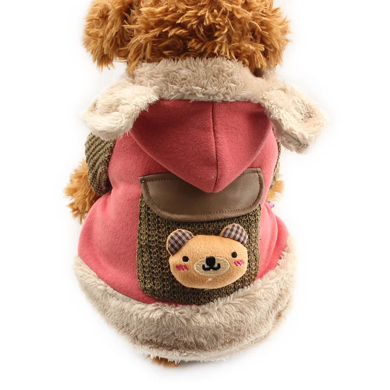 Günstige Armi shop Personalisierte Stricken Tasche Warme Vier Fuß Hund Strampler Winter Hund Overalls 6141034 Haustier Kleidung Liefert