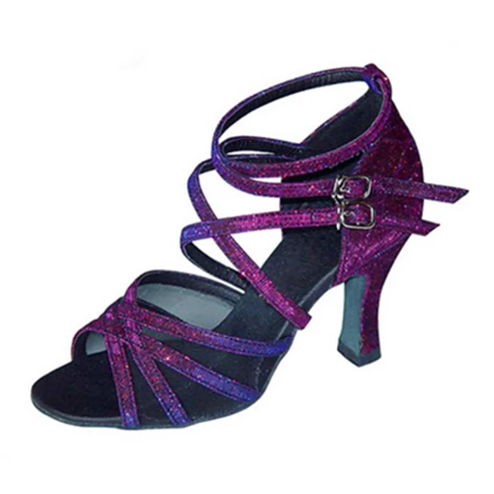 HXYOO zapatos de baile latino para mujer, calzado de salón de Salsa