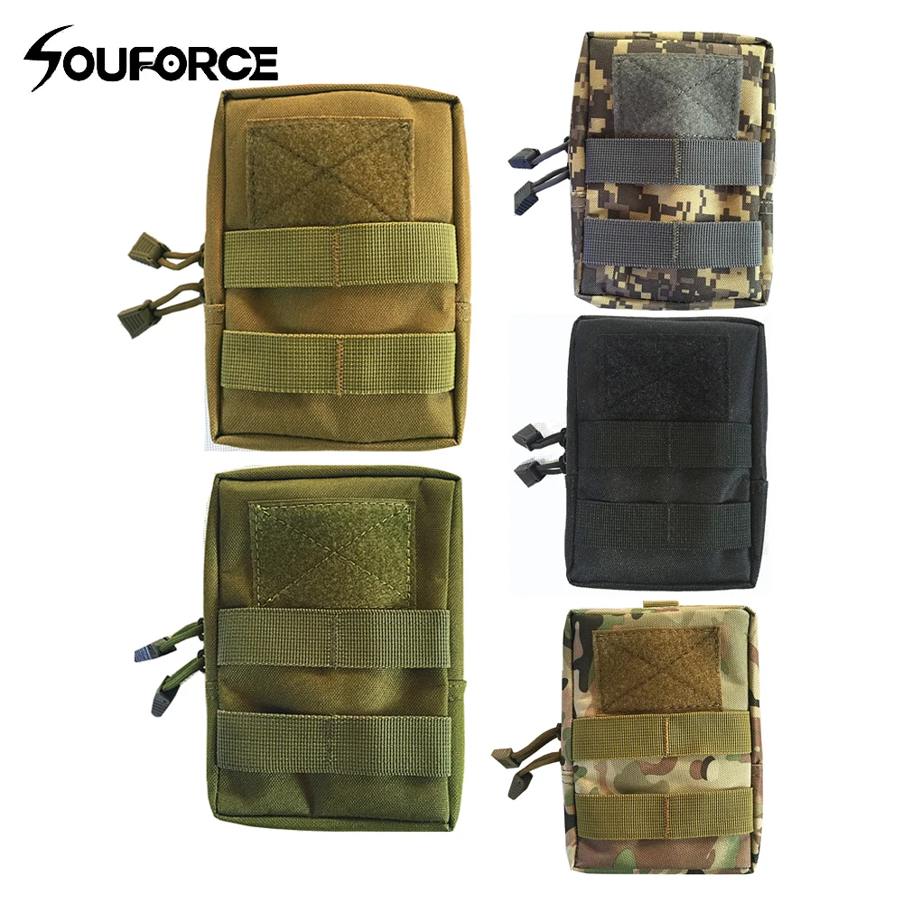 

Tactical Equipment Accessories Bag 1000D Waterproof Nylon Cloth Camo Small Pocket Phone Bag for Outdoor Hunting