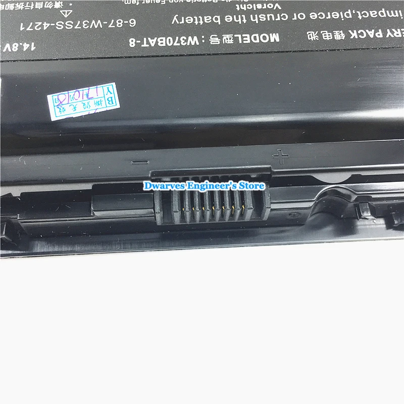 Подлинная 6 87 W370S 4271 батарея для Clevo W370BAT 8 W350ET W350ETQ W350ST W370 5200mAh 76.96Wh|battery clevo|clevo