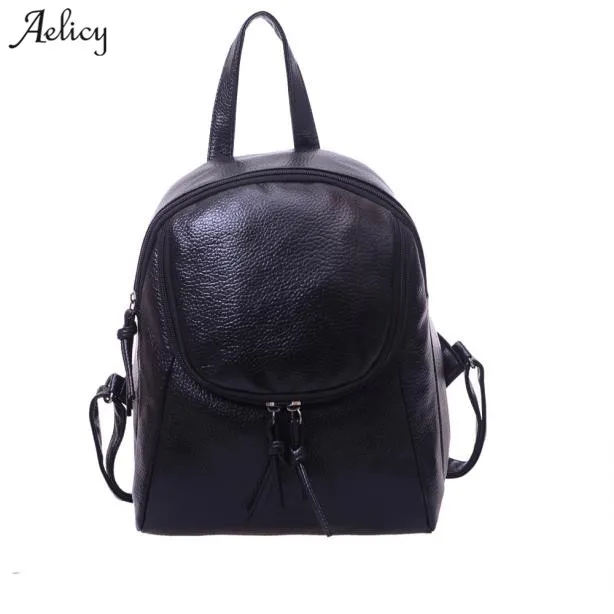 

Aelicy bags for women 2019 Women Leather Shoulder Bag Female Korean Tide Pu Casual Mini Backpack mochila feminina DROPSHIP HOT