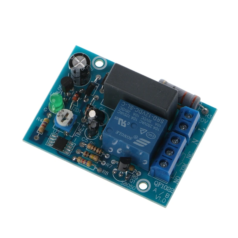 1pc Ac 220v Adjustable Timer Delay Switch Turn On Off Time Relay Module