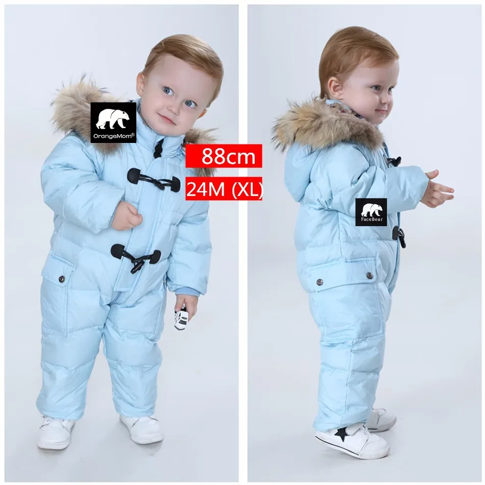 Детский зимний флисовый комбинезон Orangemom на 90% утином пуху|down snowsuit|snowsuit downjacket for girl