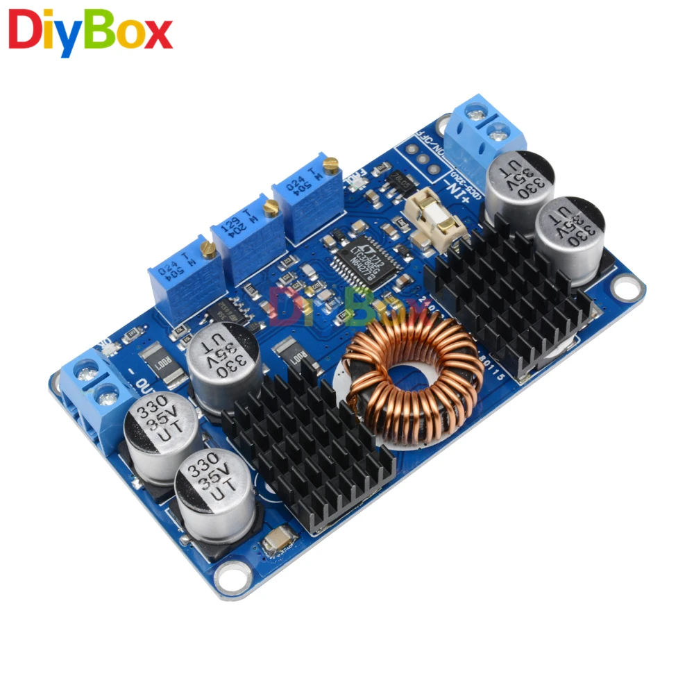 

LTC3780 DC 5V-32V to 1V-30V 10A Automatic Step Up Down Regulator Charging Module