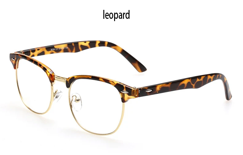 ELITERA классический дизайн для мужчин и женщин Модные оптические очки рамки Ретро Винтаж очки - Цвет оправы: leopard