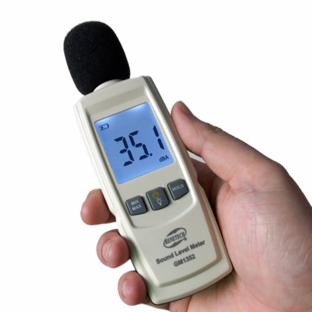 Portable GM1351 Digital LCD Decibel Noise Tester Detector Sound Level