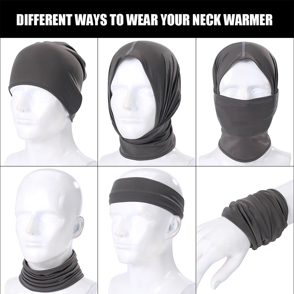 Легкая повязка на шею, бандана, снуд, маска, эластичная повязка на голову, половина лица, маска для лица, велосипедная подкладка, шарф для мужчин и женщин