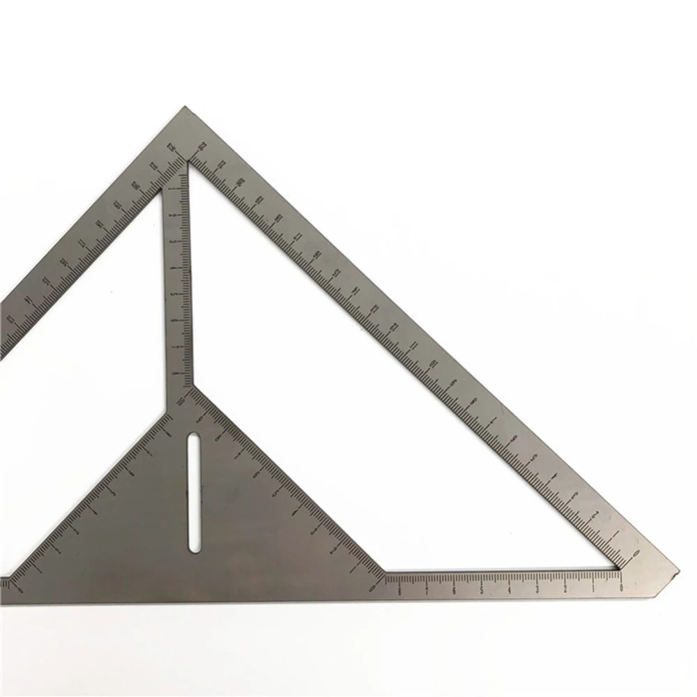 Economic Multifunction Pattern Tile Ruler Floor Drain Ruler Bricklayer Stainless Steel Triangle Ruler Flower Builder