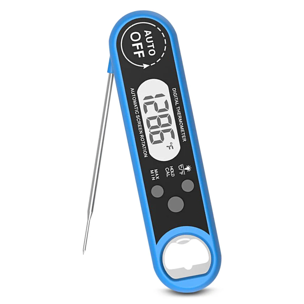 Multifunctional Kitchen Thermometers Stainless Steel Dial Thermometer with Digital Display for