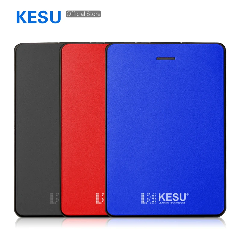 KESU 2.5 Portable External Hard Drive USB 3.0 120GB 160GB 250GB 320GB 500GB 2TB 1TB HDD External Hard Disk HD for LaptopMac
