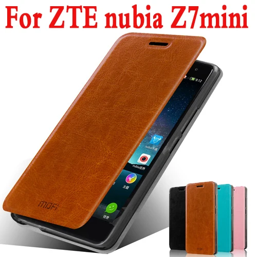 Original Mofi 2015 For ZTE Nubia Z7 mini Case Cover Flip Leather Case For ZTE Nubia