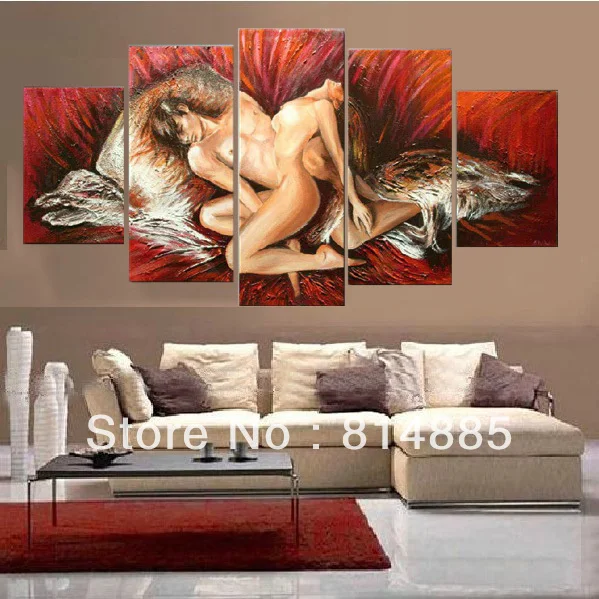 Red Color Painting Thick Textured Handpainted Modern Canvas Red Color Painting Thick Textured Handpainted Modern Canvas Oil Wall Art Top