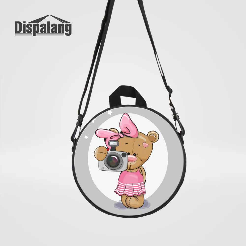 cartoon beer kdis round messenger bags (7)