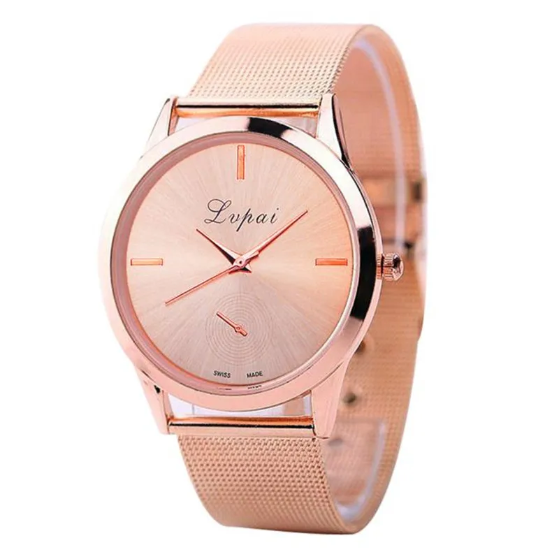 

Hot Fashion Simple Women Watch Brand Luxury Ladies Watch Stainless Steel Mesh Quartz Wrist Watch Gift Clock Relogio Feminino #W
