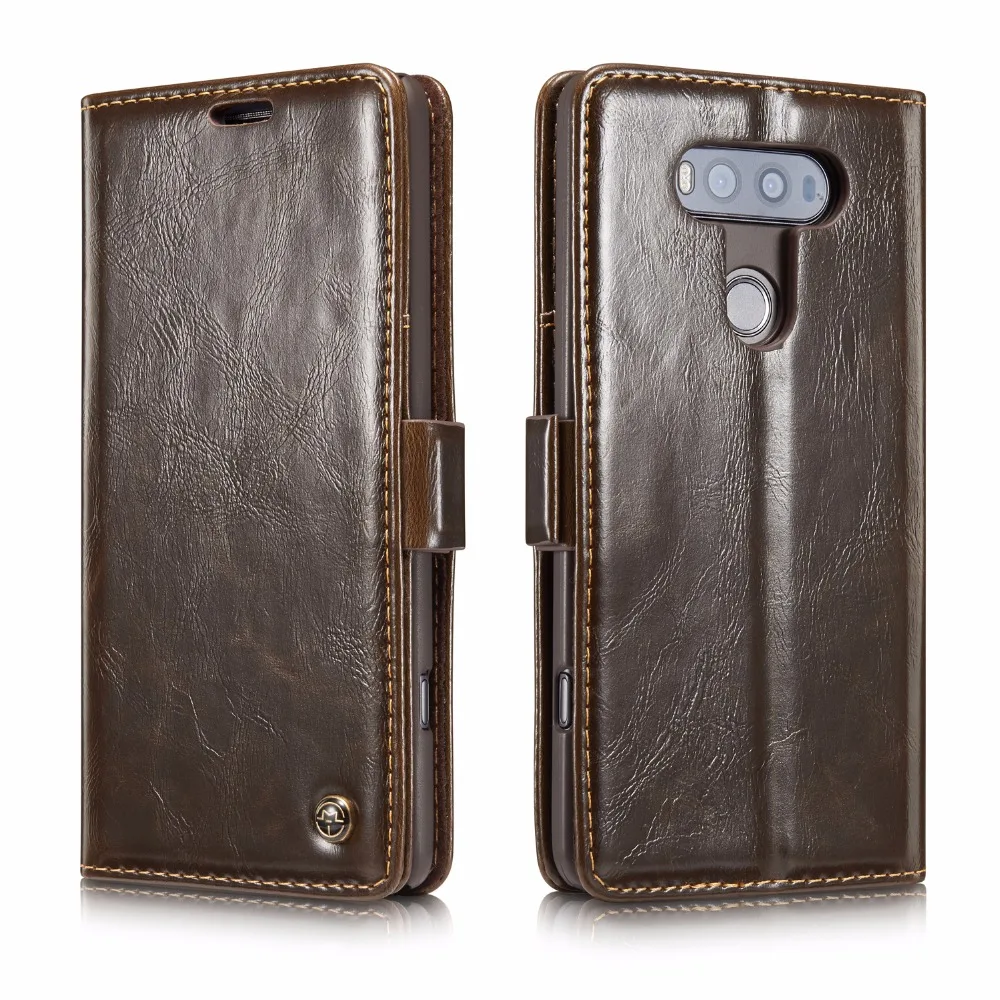 Brand Caseme 003 Retro Glossy Flip Leather Phone Cases For LG G4 G5 G6