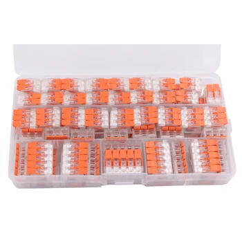 

Newest 75Pcs / Set splicing wire terminal connector classification package Connect any solid faster and more reliably