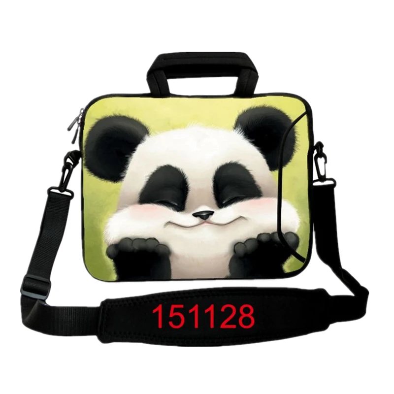 10''12" 13" 14" 15" 17" Tablet PC Portable Panda Laptop Bag Notebook