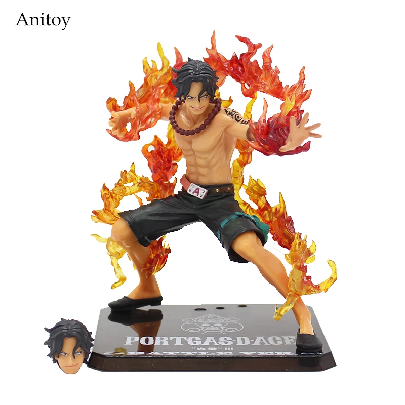 Anime One Piece ZERO Portgas D Ace PVC Action Figure Model Collection Toy 14CM KT3967