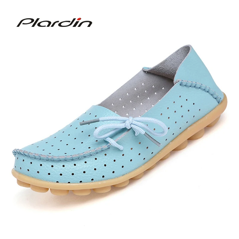 Plardin/; женская повседневная обувь на шнуровке; женская мягкая обувь из натуральной кожи на плоской подошве с вырезами