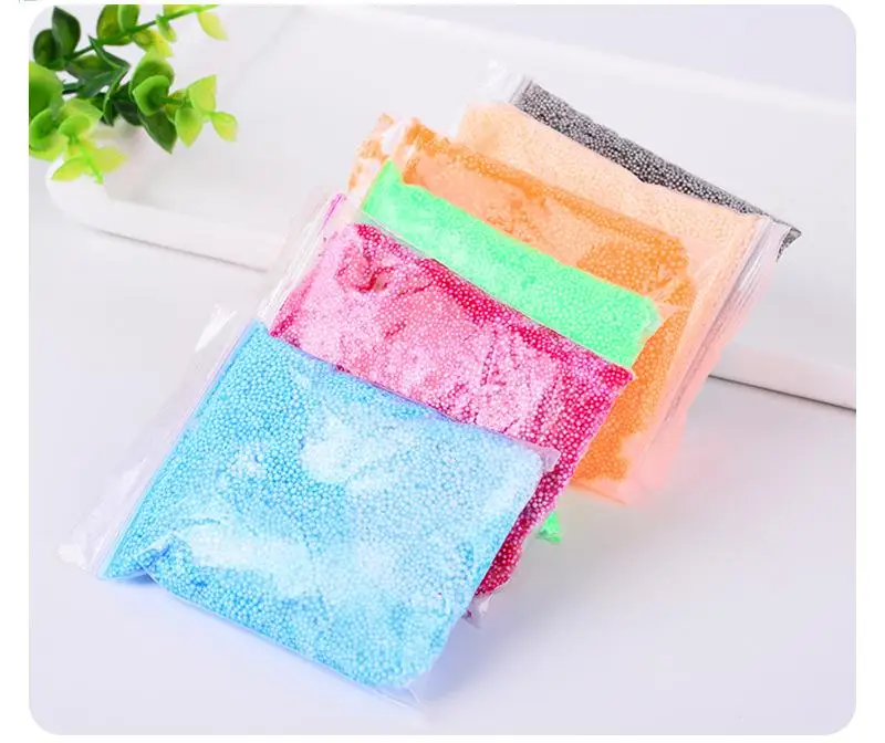 24 Colors Snowflake mud Slime Clay Ball Supplies DIY Light Soft Cotton Charms Slime Fruit Kit Cloud Craft Antistress Kids Toys