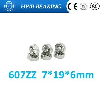 

50 PCS 607ZZ Bearings 7x19x6 mm Miniature Ball Bearings