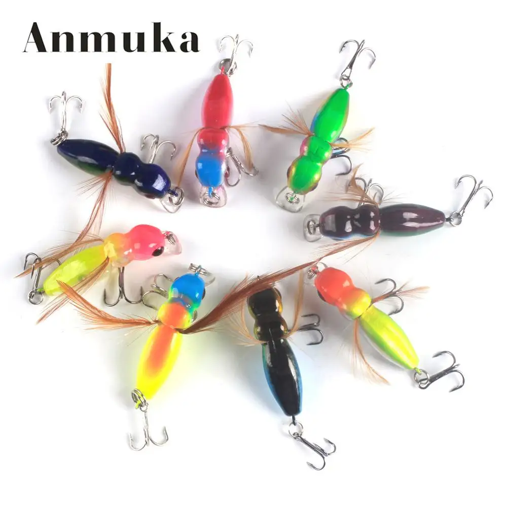 

1pcs Mini Minor 3.4g/4.5cm insect fishing grass carp carp cockroach carp bionic bait
