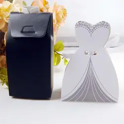 Европа невесты жениха Свадебные платья Стиль коробки конфет бумаги свадебные принадлежности чехол