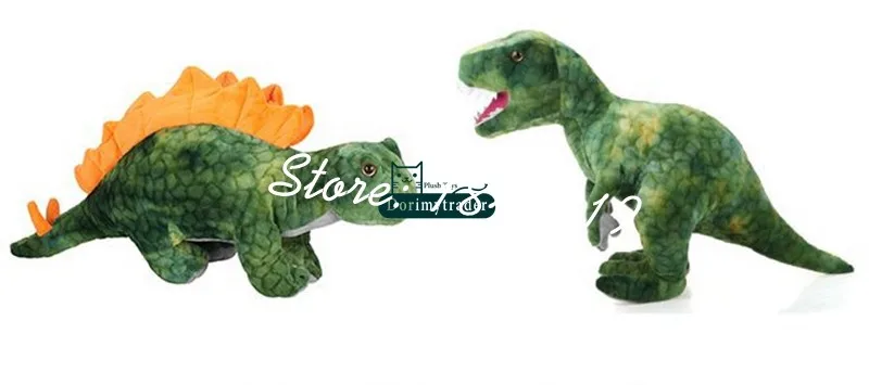 Dorimytrader New Cute Giant Plush Dinosaur Toy Stuffed Soft Triceratops Tyrannosaurus Rex Doll Great Baby Gift 2 Models Free Shipping DY61112  (17)