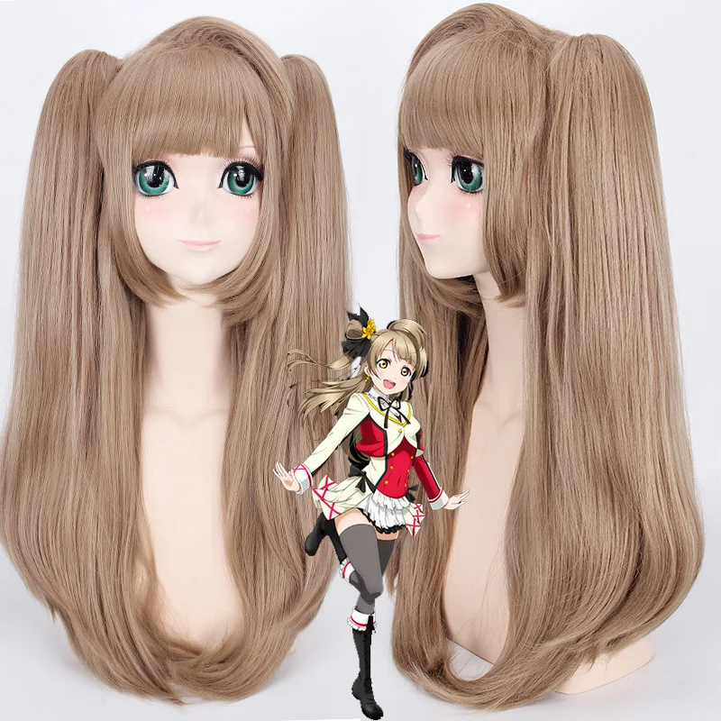 

Anime LoveLive! Cosplay Wig Love Live Kotori Minami Long Hair With Ponytail Women's Lolita Wig Halloween Costume