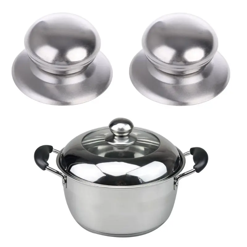 MEXI 2PCS Kitchen Cookware Pot Lid Handles Knobs Replacements for Home Kitchen Electric Skillet Pot Accessories Parts