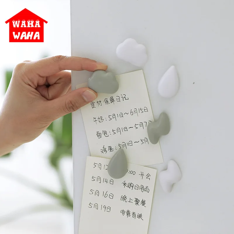 

Creative Magnet 3D Solid Magnet ABS Fridge Magnet DIY Refrigerator Magnet Message Sticker for Kitchen Message Holder Home Decor