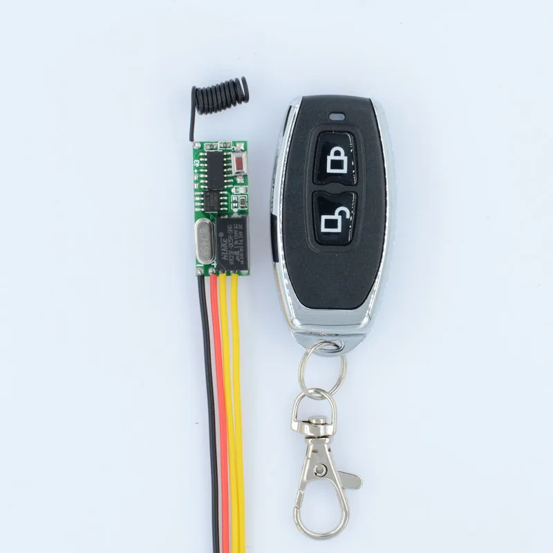 

DC 5V 12V RF Wireless Radio Remote Control Switch Remote Control Lighting Mini Receiver Lock Unlock Button 315Mhz 433.92Mhz