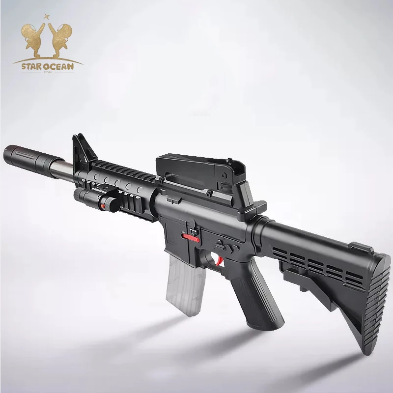 

Electric Bullet Gun Toy Guns of Soft Elastic Plastic EVA Bullet to fight 20 Bursts of Sniper Parent-child Field Gun Toys
