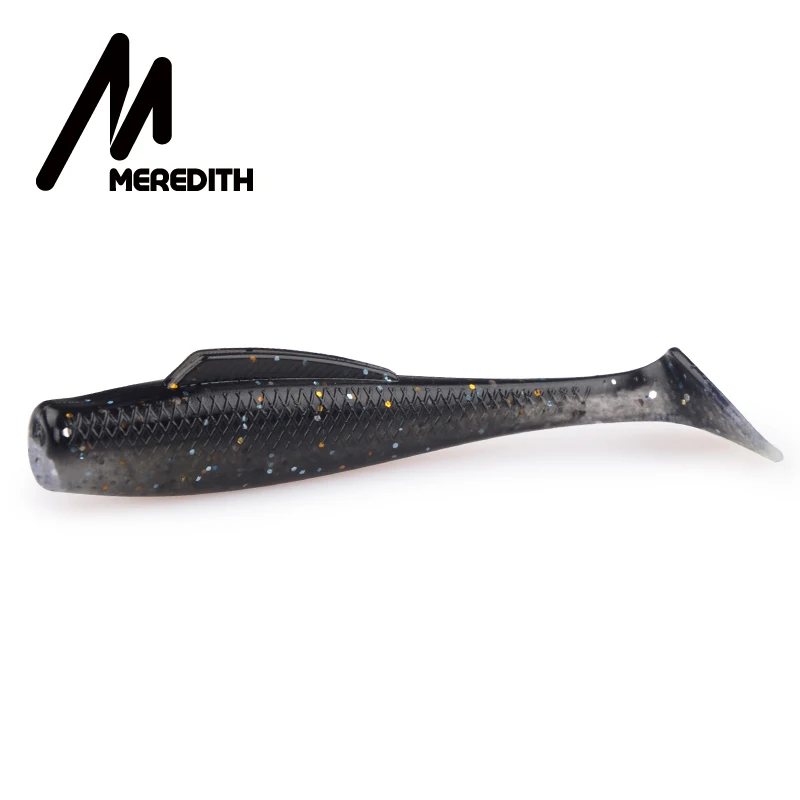 MEREDITH, 8 шт./лот, DieZel Minnow, мягкие приманки для рыбалки, легко ловить рыбы, 80 мм, 5,9 г, приманки из ПВХ, Т-образный хвост и умный корпус - Цвет: F