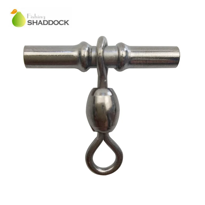 5pcs Cross Line Crane Fishing Swivel Brass Tube Cross line Crane Swivels Connector With Solid