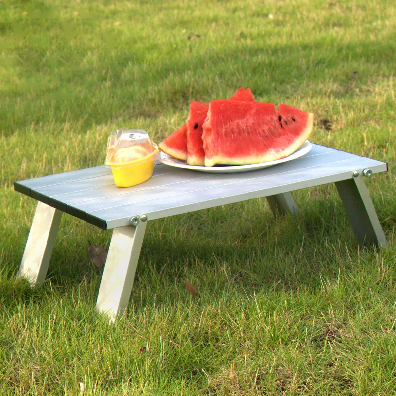 

Aluminum Alloy Portable Table Outdoor Furniture Foldable Folding Camping Hiking Desk Traveling Outdoor Picnic mesa plegable