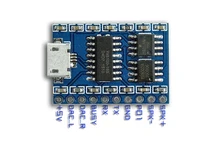 Micro Módulo com Memória Flash Serial UART Incorporado MP3 MP3 Módulo Jogador com 3 W Amplificador 5 PCS Por Lote