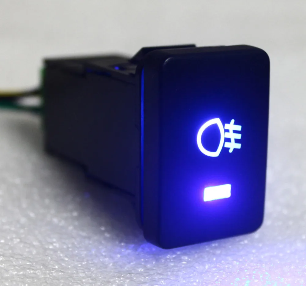 FOG LIGHTS Push Button Switch 12 Volt For Toyota RAV4 Prado 150 200