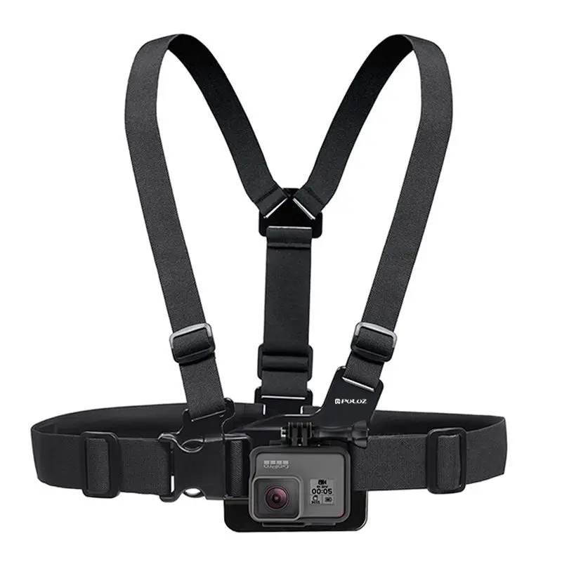 IG-PULUZ для Go Pro Аксессуары Регулируемый ремень крепления нагрудный GoPro HERO5 HERO4 Session