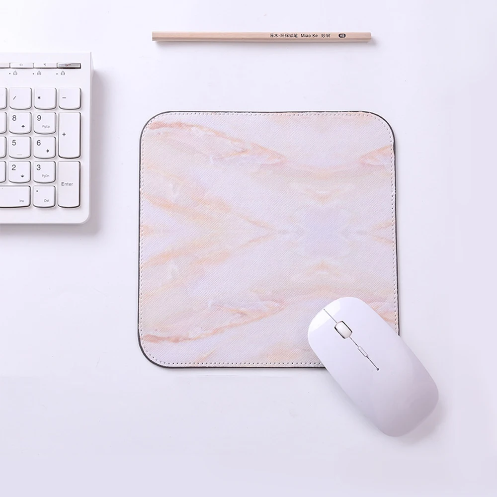 

Mouse Pad Marble Color Gaming Mouse Pad Gamer Solid Color Game Mouse Mat Anti-slip Natural Rubber Mousepad for PC Laptop 20*20cm