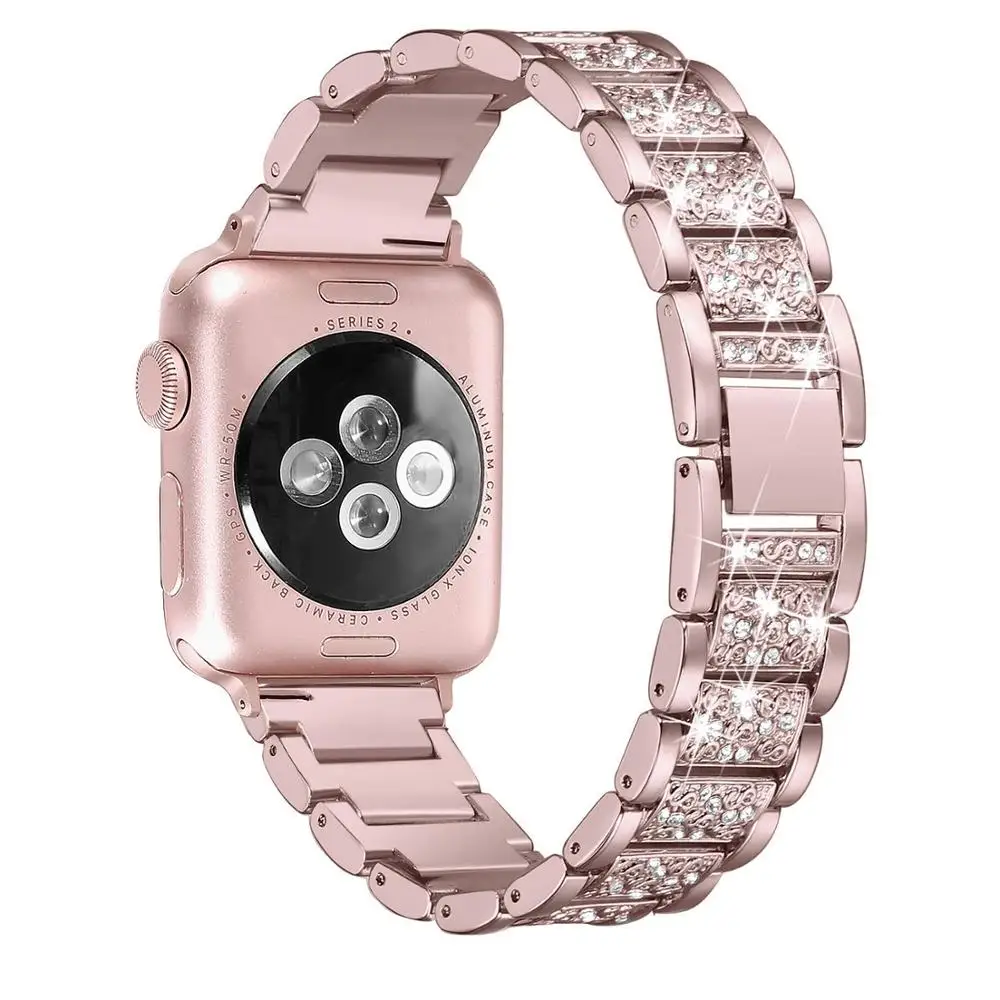 Браслет из нержавеющей стали для Apple Watch Band 38 мм 40 42 44 мм|Ремешки часов| |