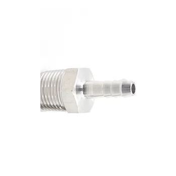 

304 Stainless Steel 3/8" BSP Male Thread x 16mm Hose Barb Nipple High Pressure CNC Pipe Fitting Connector For Water Air Oil