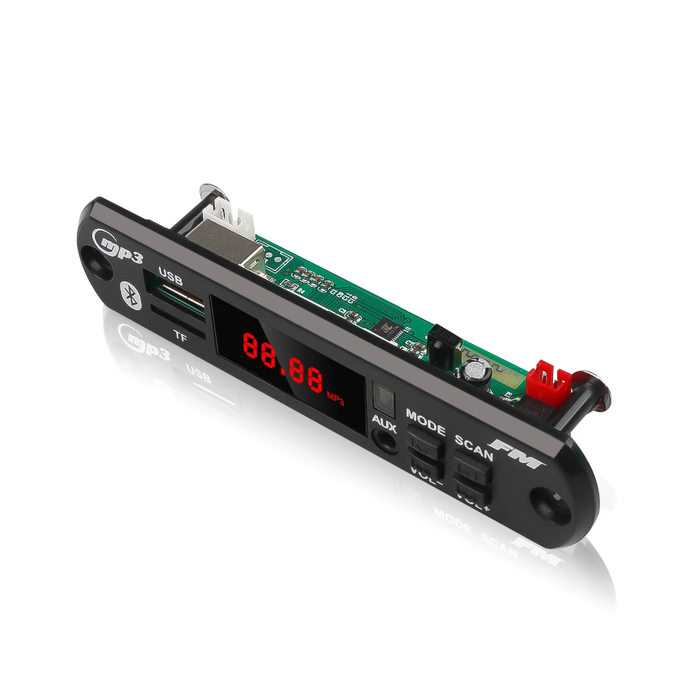 Kebidu беспроводной Bluetooth MP3 WMA декодер плата 5 в 12 В USB автомобильный аудио TF FM радио