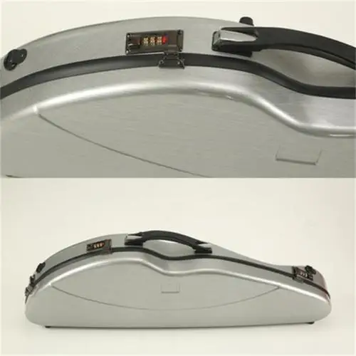 

Gray 4/4 Violin Case Compound material, Strong Durable Hard Case,with coded lock