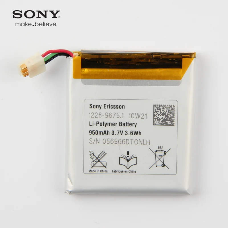 Аккумулятор sony 950 мАч для sony Ericsson Xperia X10 Mini E10i Pro W580i Xperia X10Mini K850i