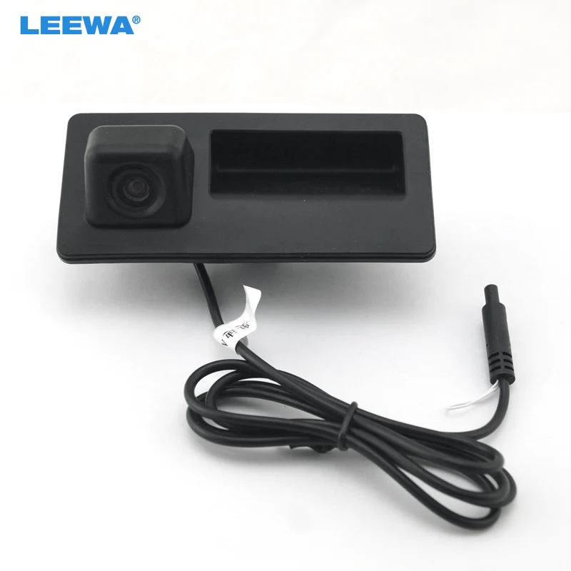 

LEEWA Car Trunk Handle CCD Reverse Camera Night Vision Rearview Camera for for Audi A4 A5 S5 Q3 Q5 2013-2015 #2068