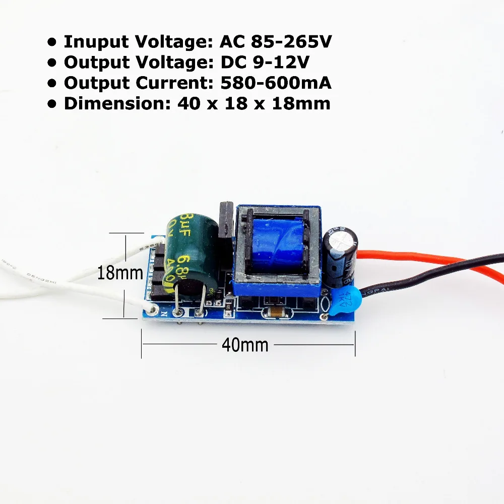 Светодиодный адаптер питания MR16 600 мА постоянный ток 12 В 110 220 светодиодный|12v led