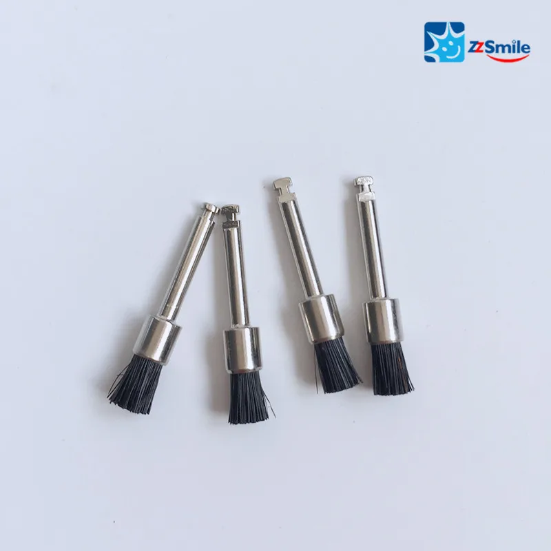 Black Color Latch Type Flat Prophy Brush/Dental Prophy Brush PB350in